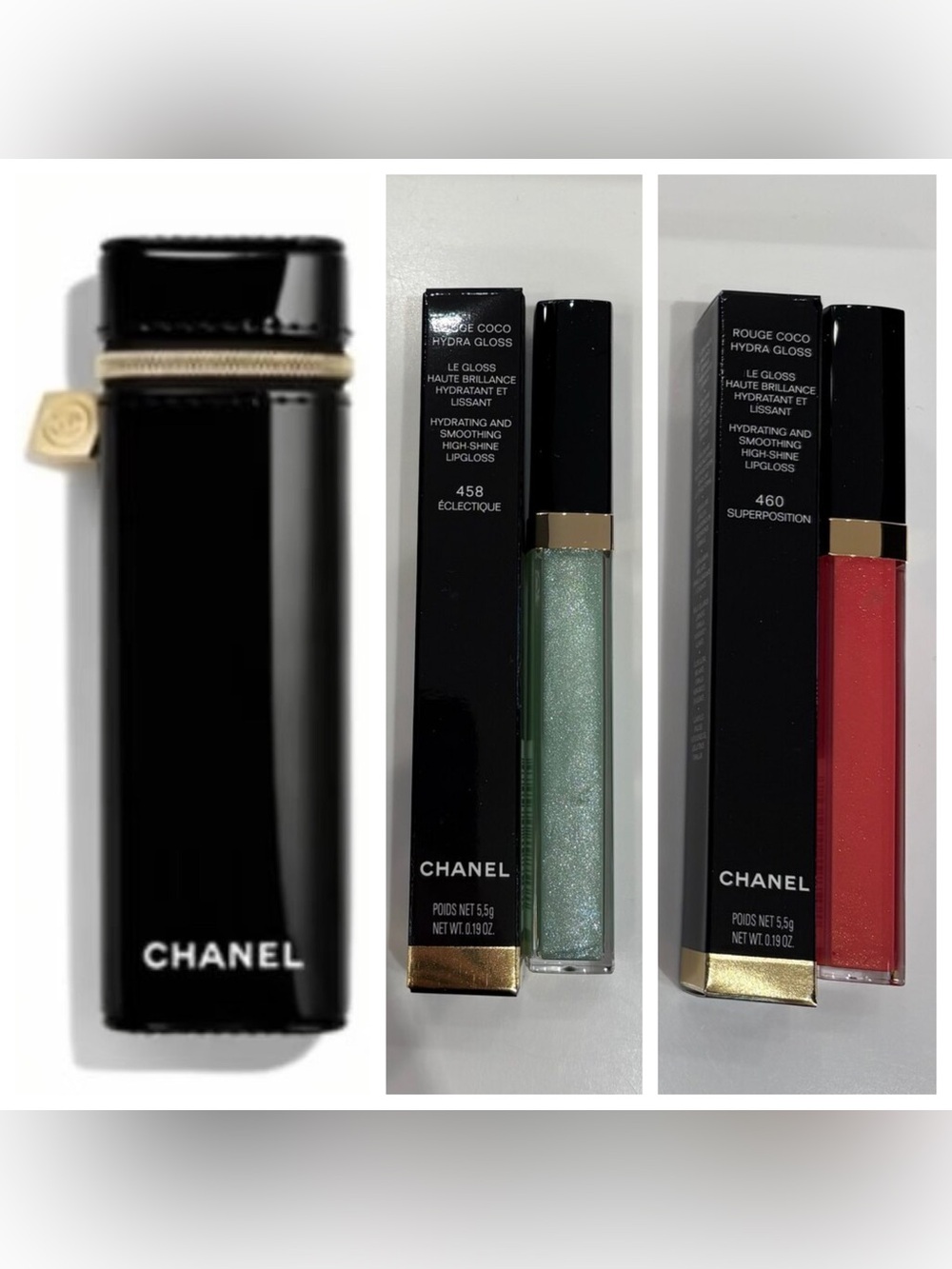 New Chanel Beauty Rouge Coco Hydra Gloss Set